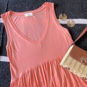 🎉2XHP🎉 Anthropologie t.la Babydoll Tank Top